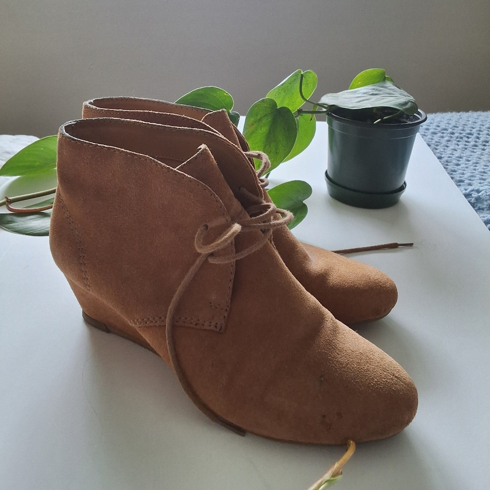 NineWest Wedge Ankle Boots